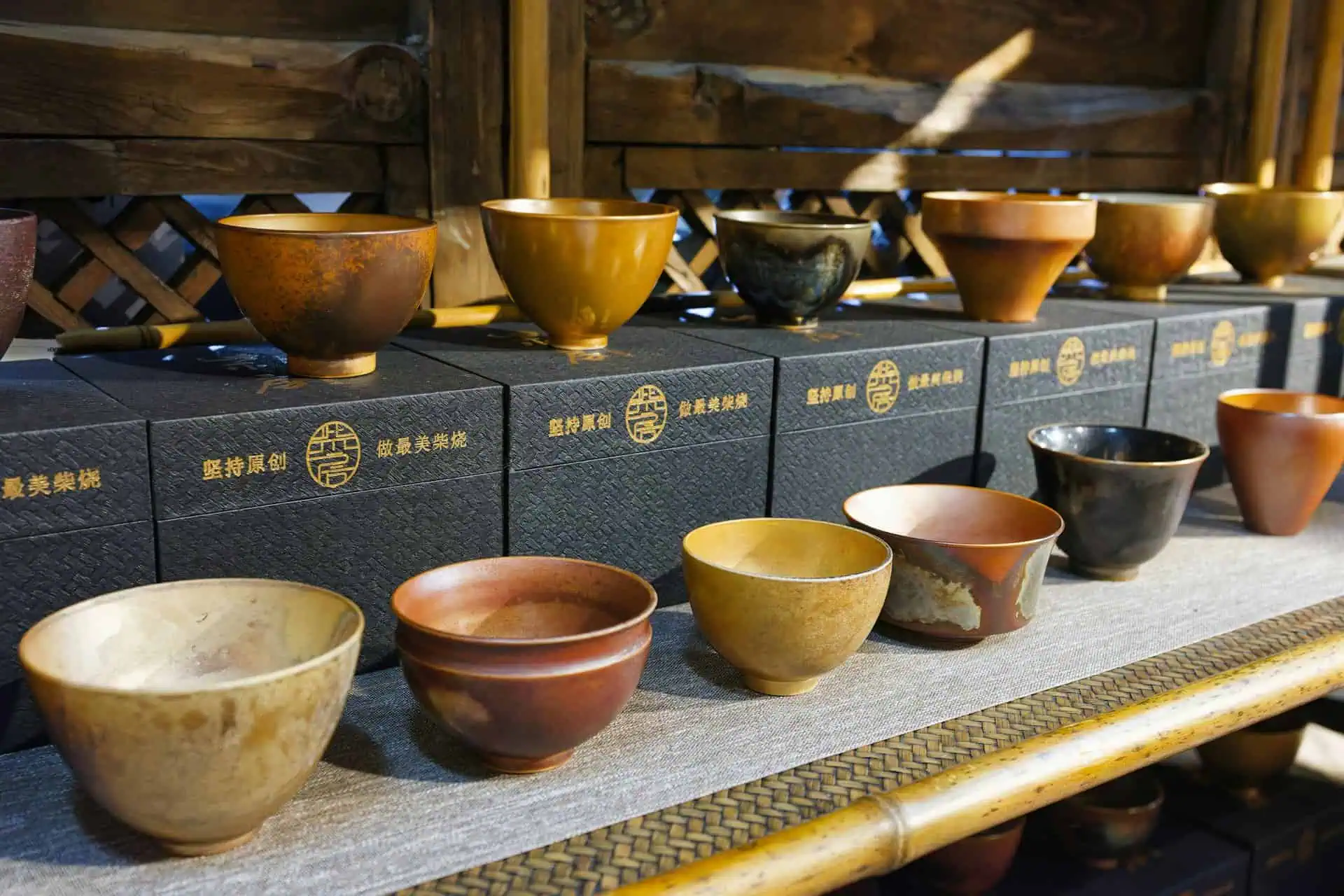 Neolithic pottery in the Banpo Museum