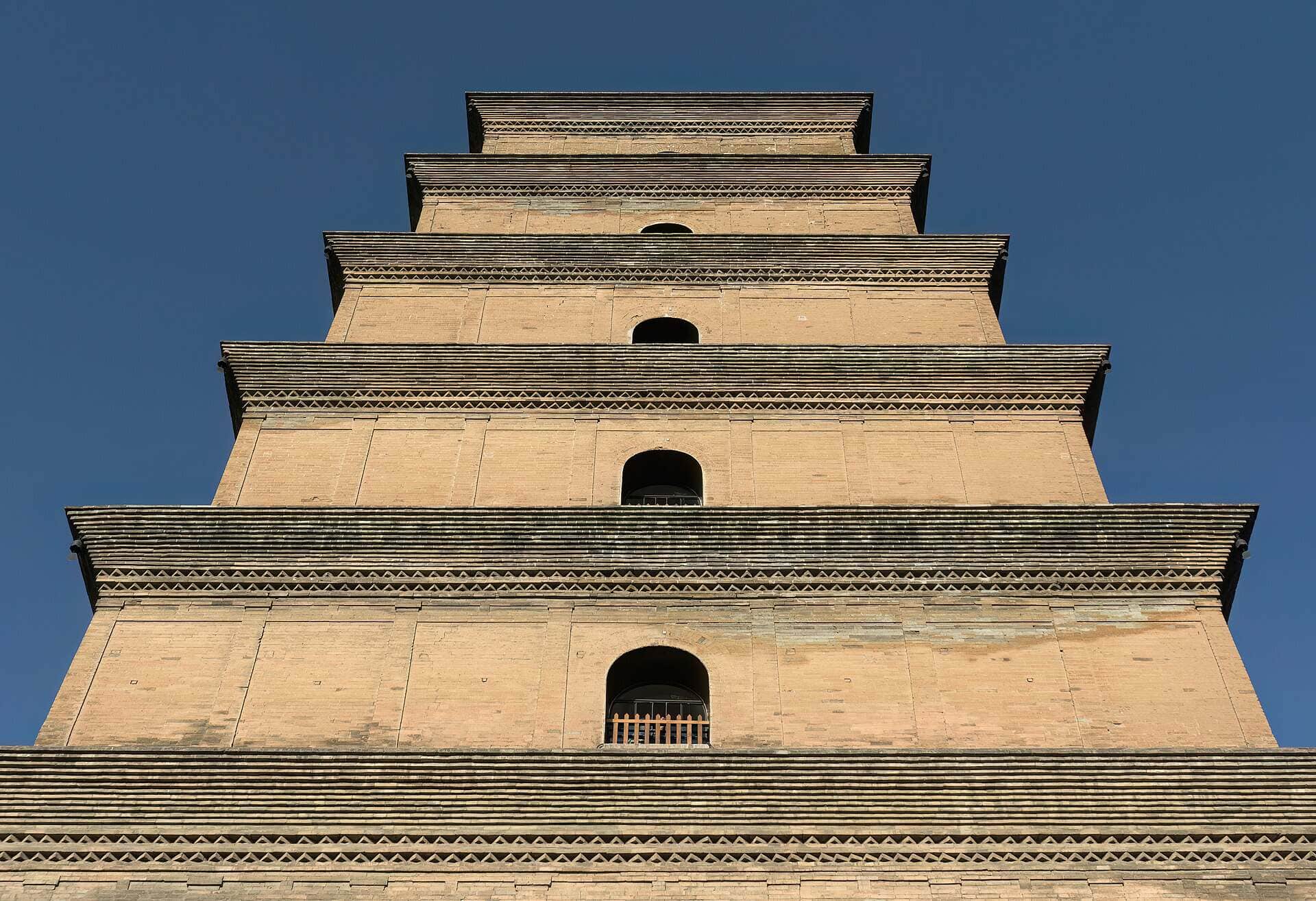 Big Wild Goose Pagoda against the sky, Xi'an
