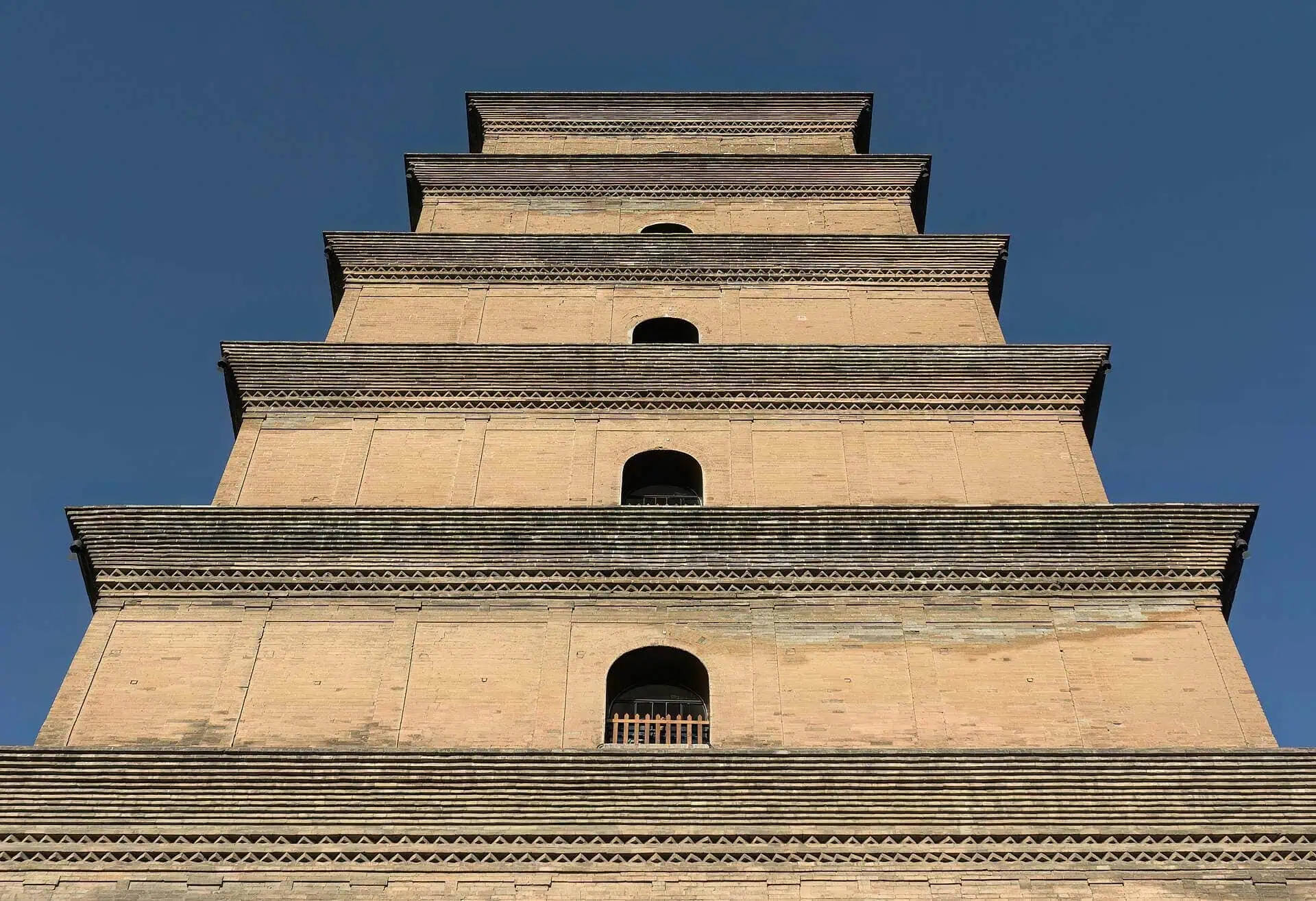 Big Wild Goose Pagoda against the sky, Xi'an