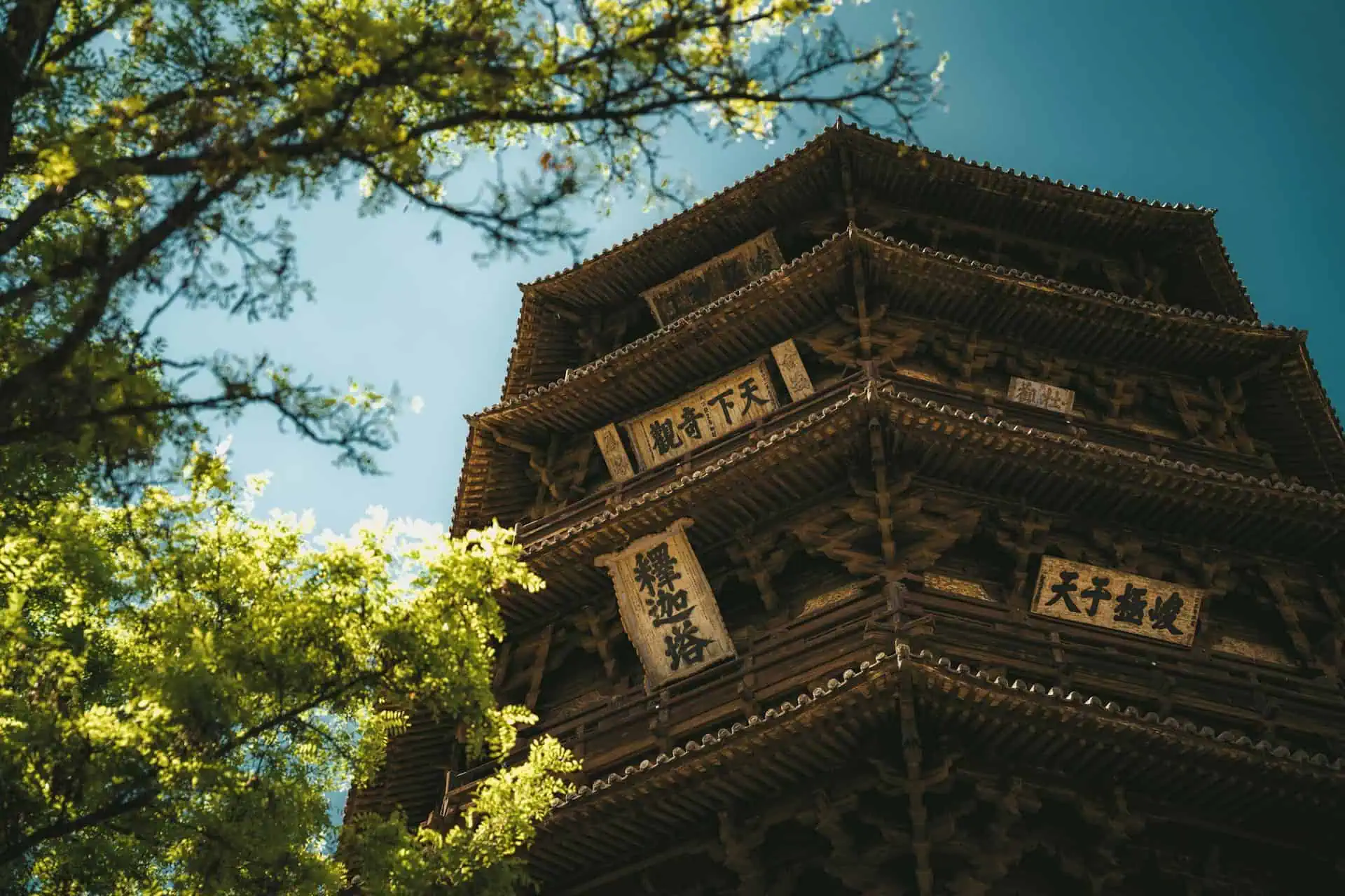 Red-walled gate of Famen Temple