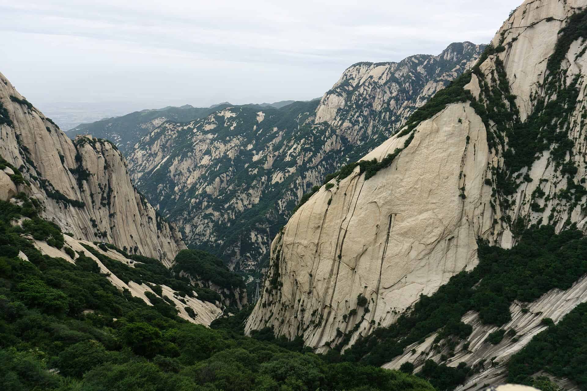Granite peaks of Mount Hua, Shaanxi