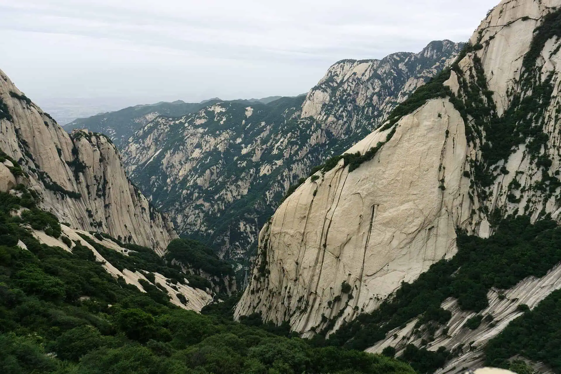 Granite peaks of Mount Hua, Shaanxi