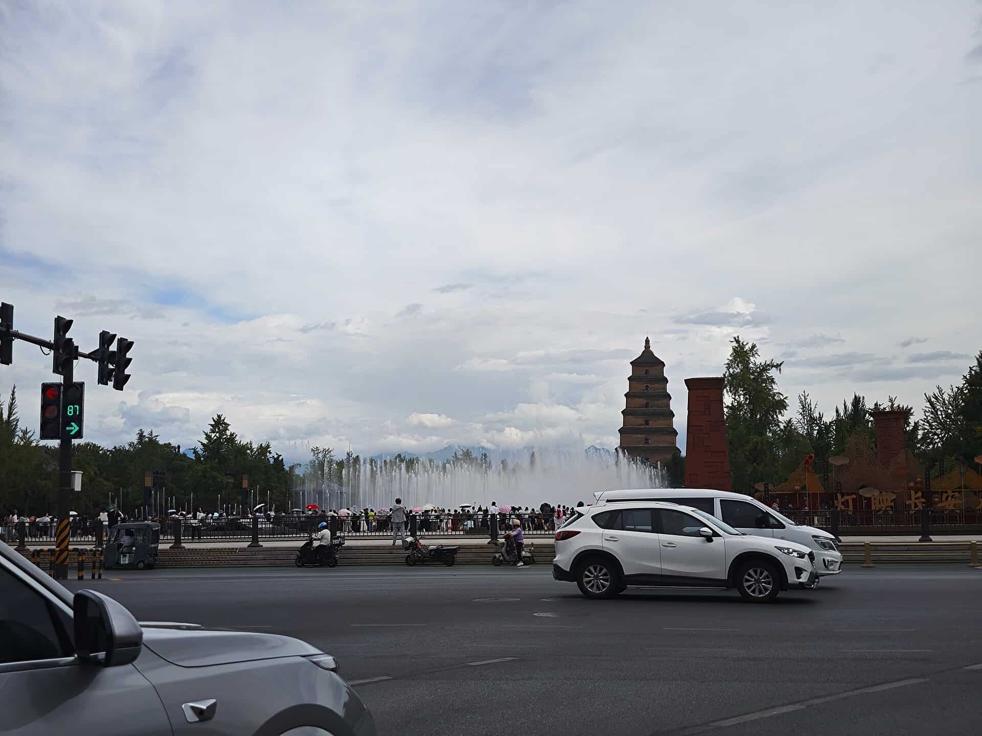 Big Wild Goose Pagoda north square, Qujiang district