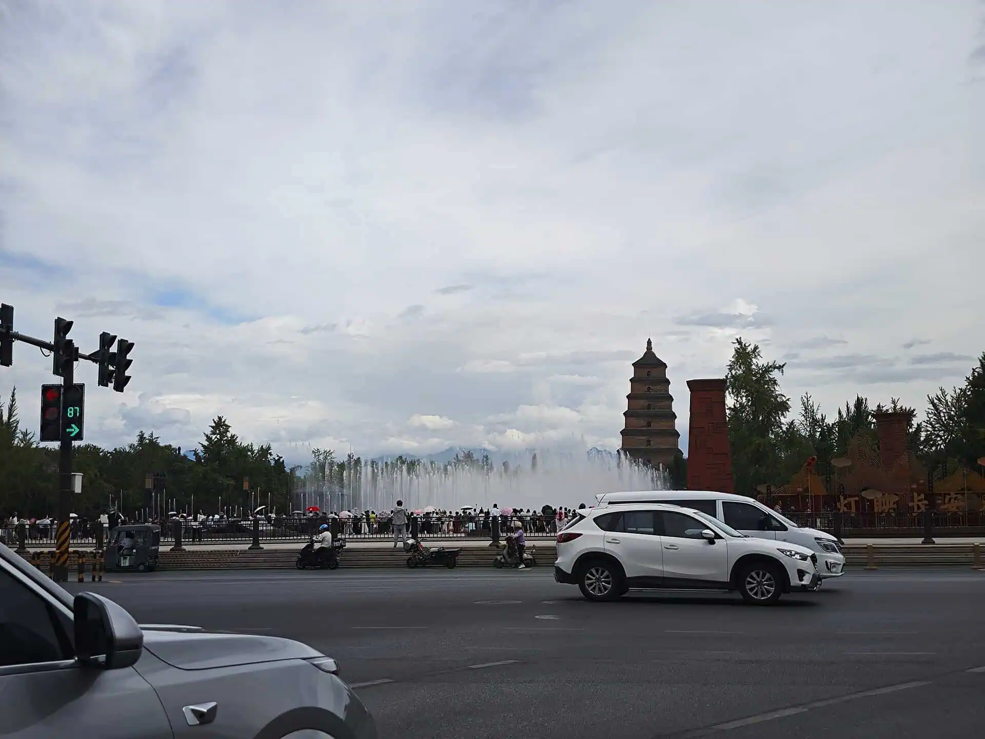 Big Wild Goose Pagoda north square, Qujiang district