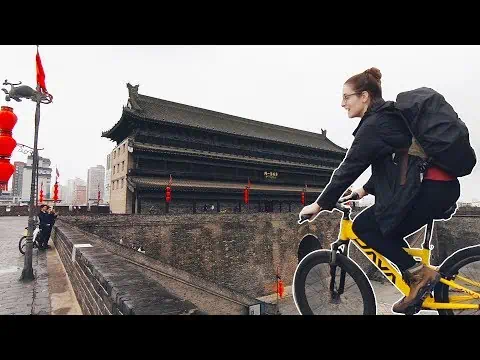 We biked the Xi'an city wall